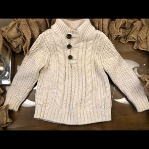 Baby Gap Cable Knit Button Up Sweater